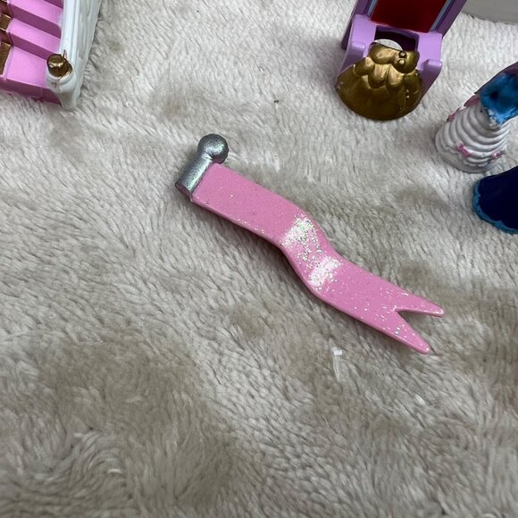 Vintage Trendmasters Cinderella Castle 3 Accessories Polly Pocket 1996 Lighted - Picture 16 of 16